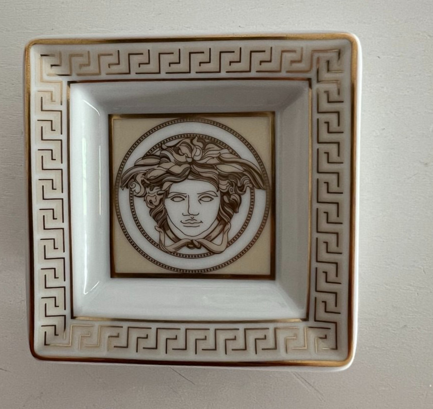 Rosenthal Versace Small Ashtray Germany Porcelain