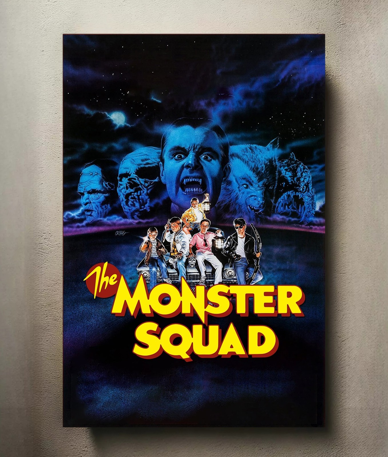 The Monster Squad 8x12 Metal Movie Poster Sign