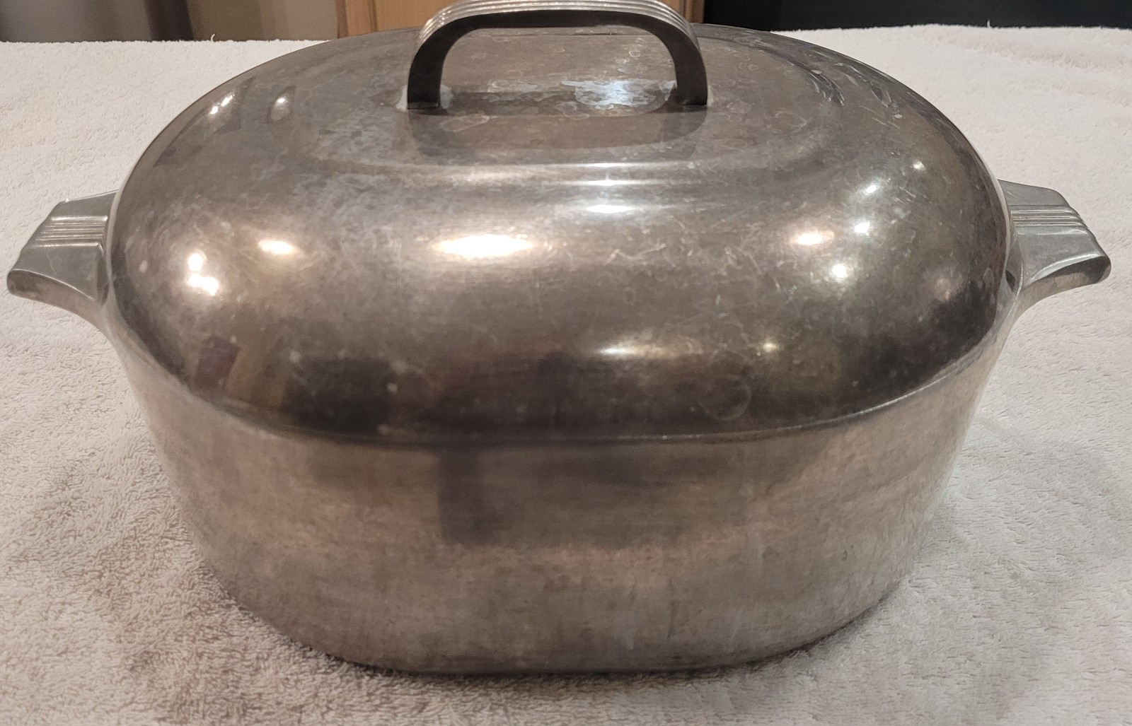 Wagner Ware Sidney O Magnalite 4265-P Vintage Roaster Dutch Oven Pot with Lid