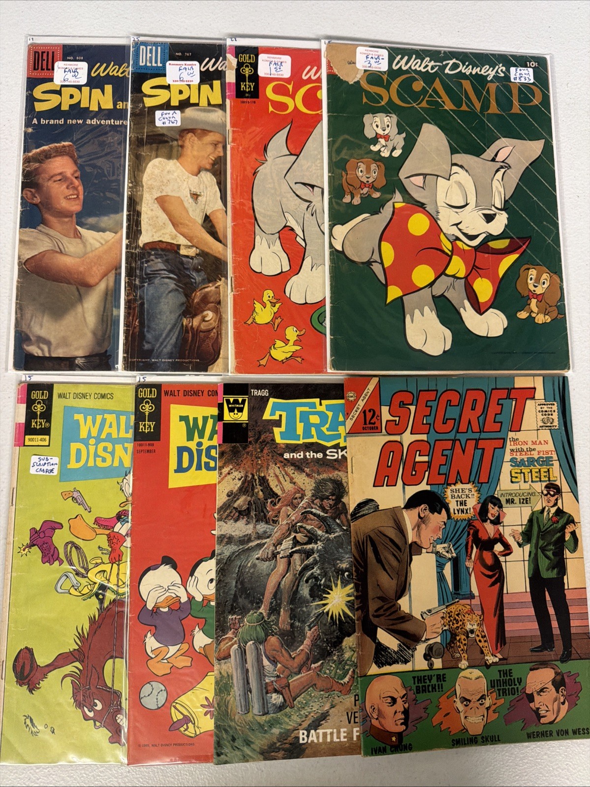 Silver Bronze Age Comic Book Lot of 8 Different Publishers Vintage Lot #34 *S16