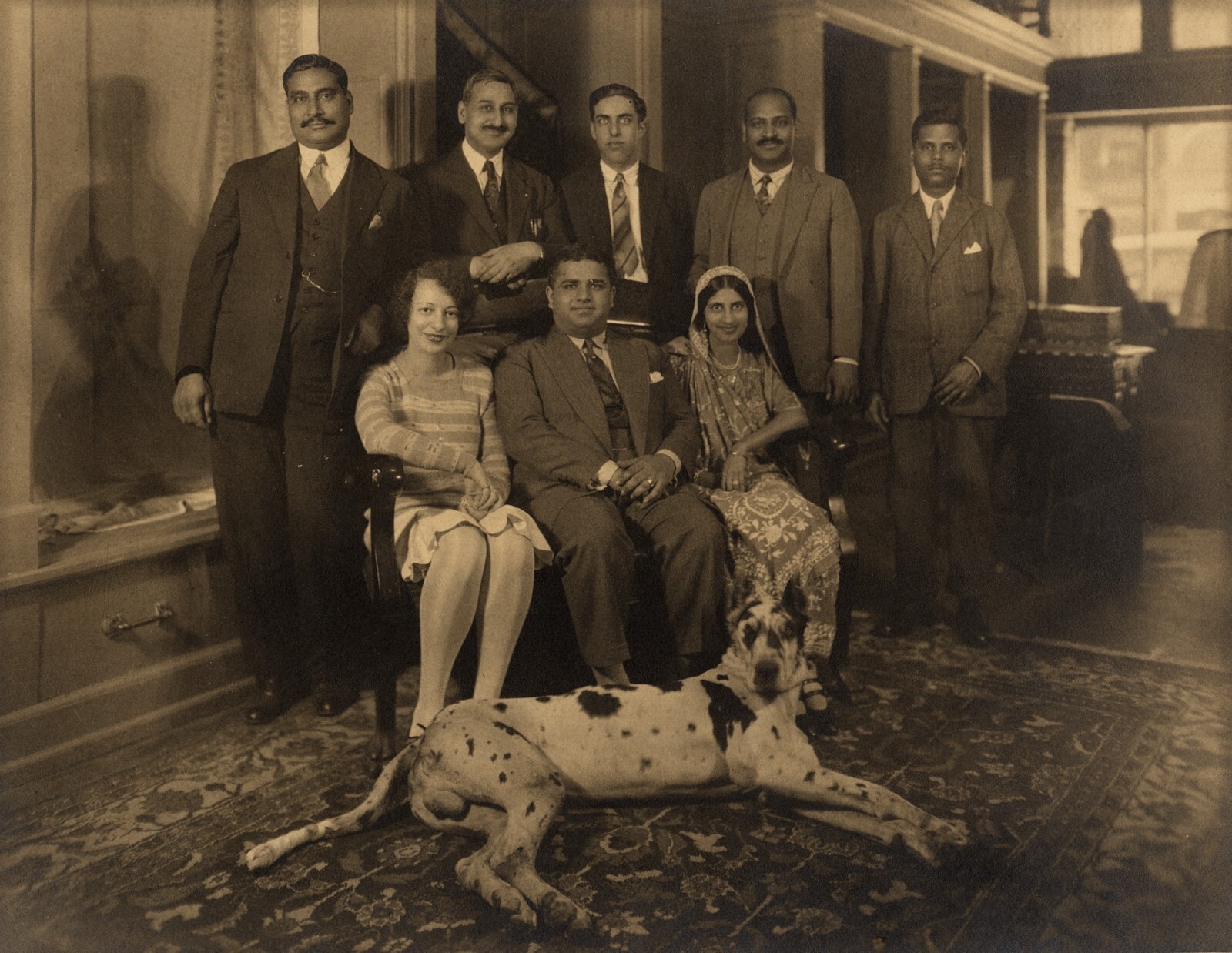 c. 1920\'s Wealthy Indian Family Photograph by Jill Elliot