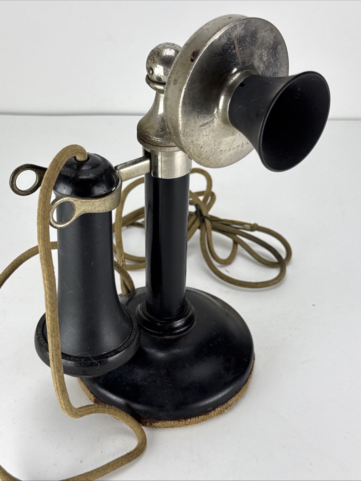 Antique Vintage Candlestick Telephone Phone Stromberg Carlson