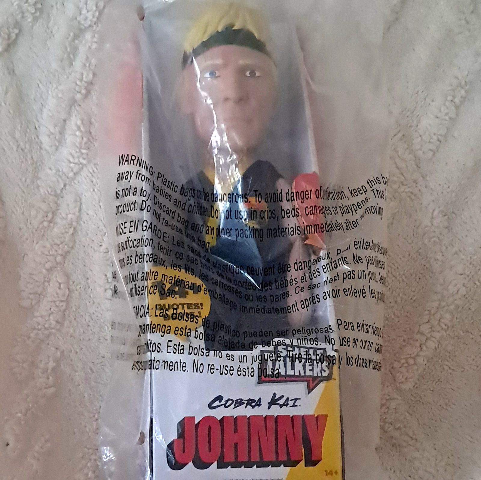 JAKKS Pacific Shelf Talkers Cobra Kai Johnny Talking Figure 14+ Quotes 2023