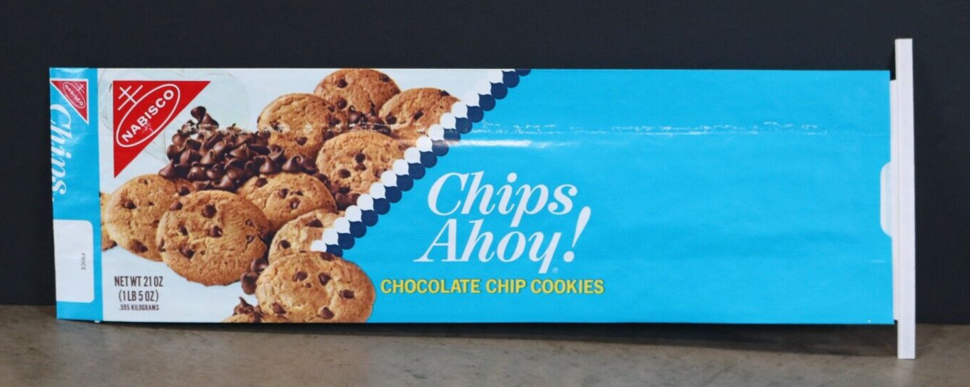 VTG 1971 NABISCO CHIPS AHOY NOS PACKAGING Cookie Man & the Abominable Snowman