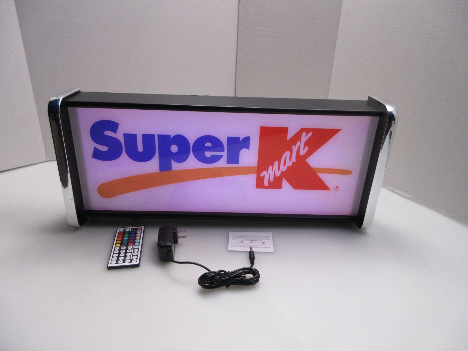 Super Kmart LED Display lighted sign lightbox Wall hanging Light