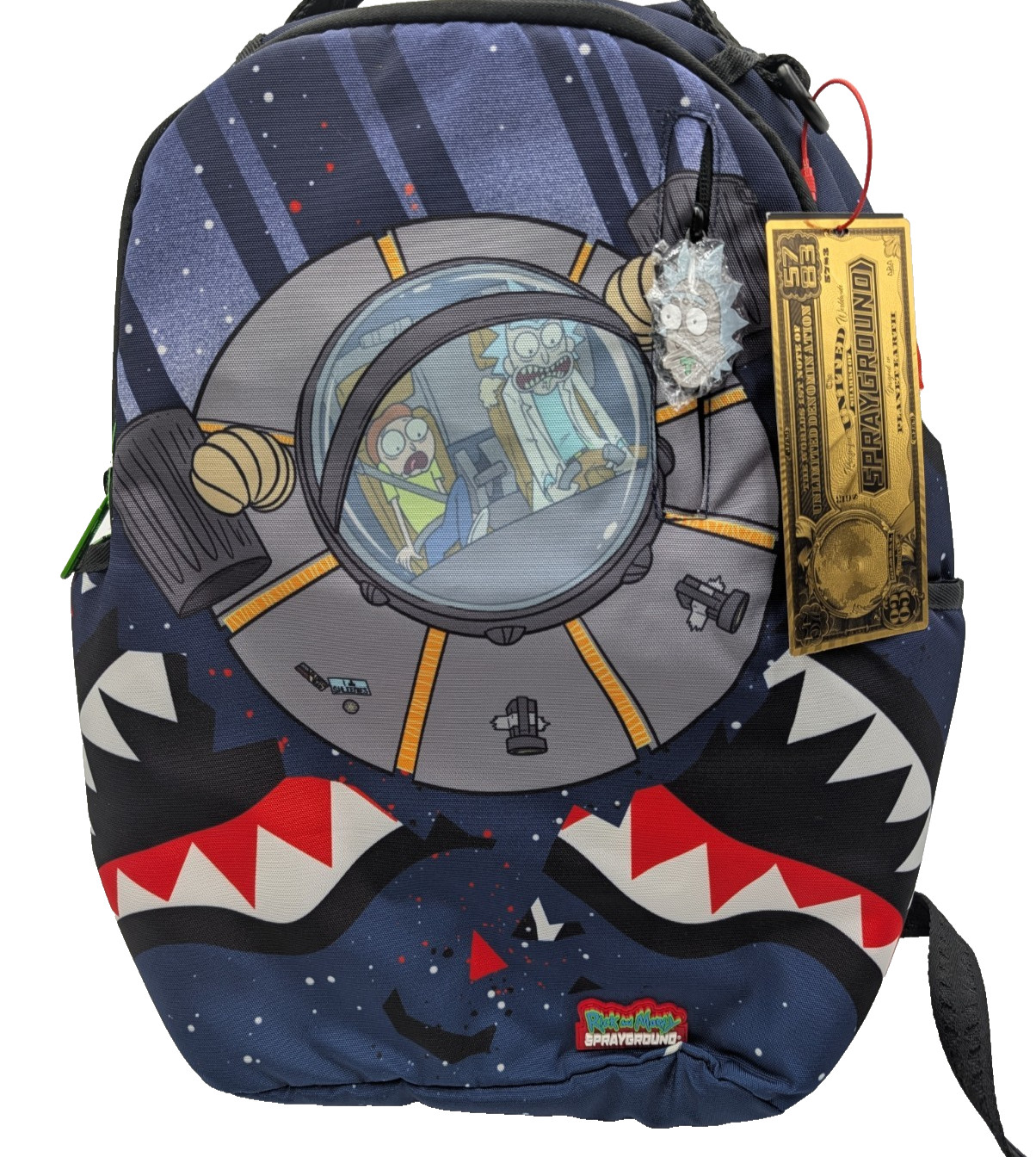 Sprayground Rick and Morty OOPS Backpack Limited Edition HTF RARE - NEW W/ TAGS