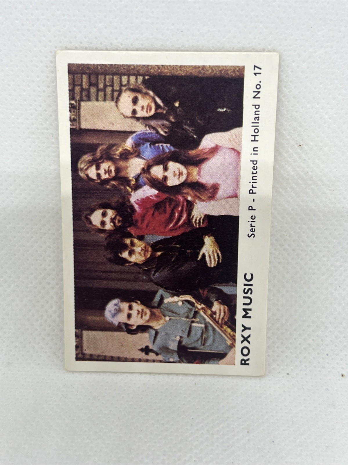 1973 Dutch Serie P (Printed in Holland) #17 Roxy Music RC HOF