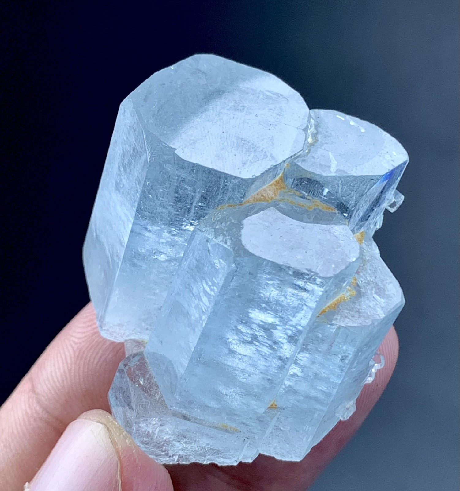 Beautiful Aquamarine Crystal Cluster From Skardu Pakistan 164 Carat