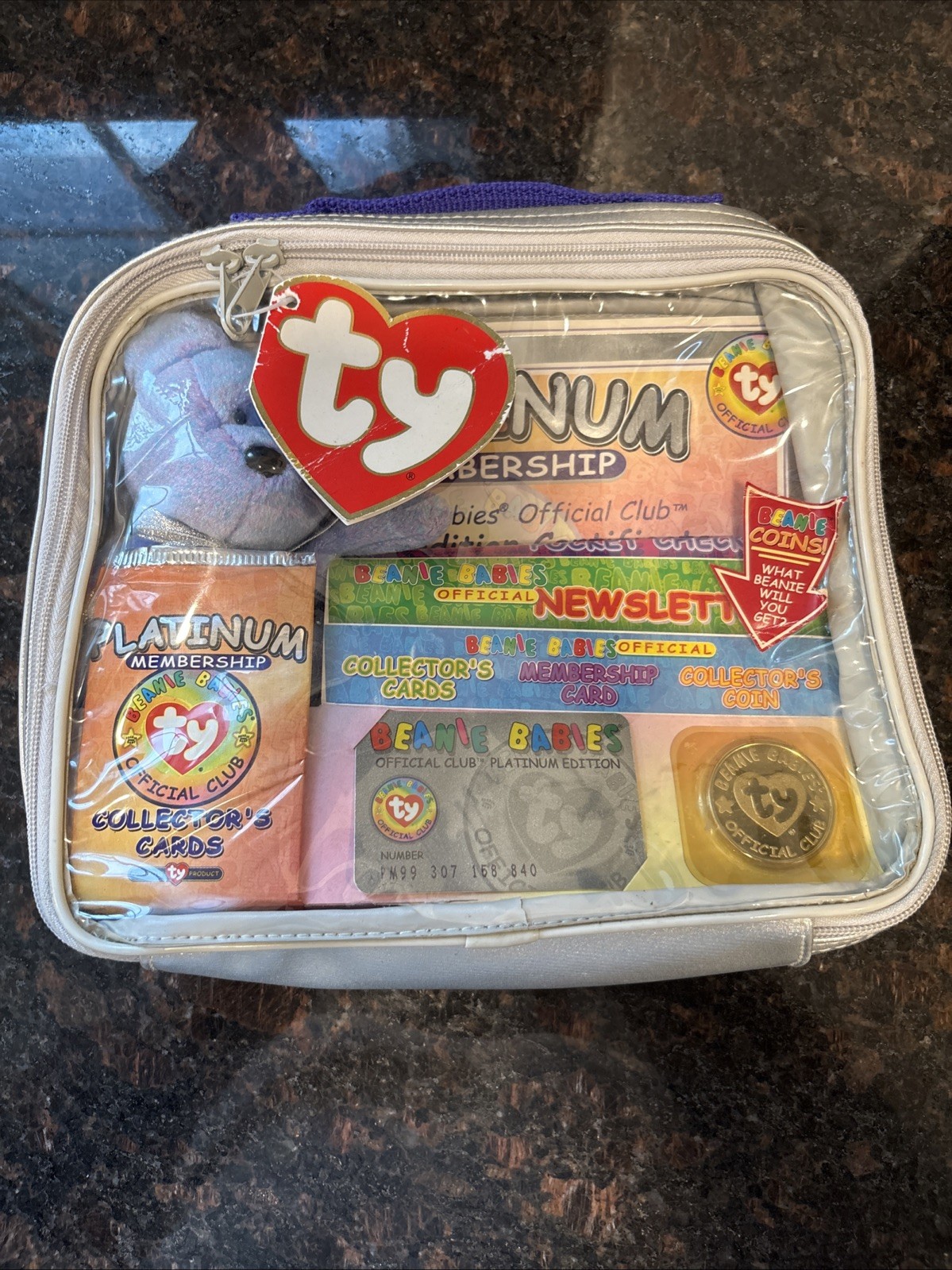 NWT Ty Beanie Babies official club kit II collectors club platinum membership