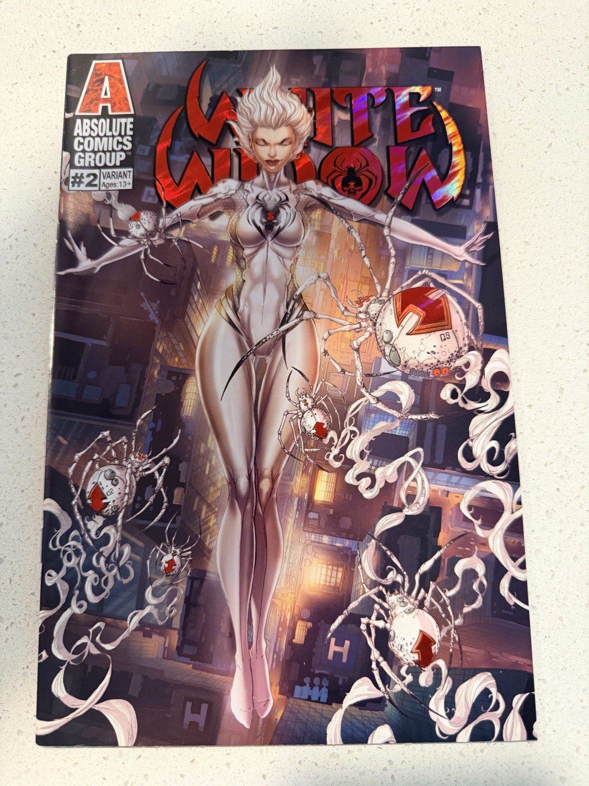 WHITE WIDOW #2 JAMIE TYNDALL 2019 RED FOIL LOGO VARIANT ABSOLUTE NEW CONDITION