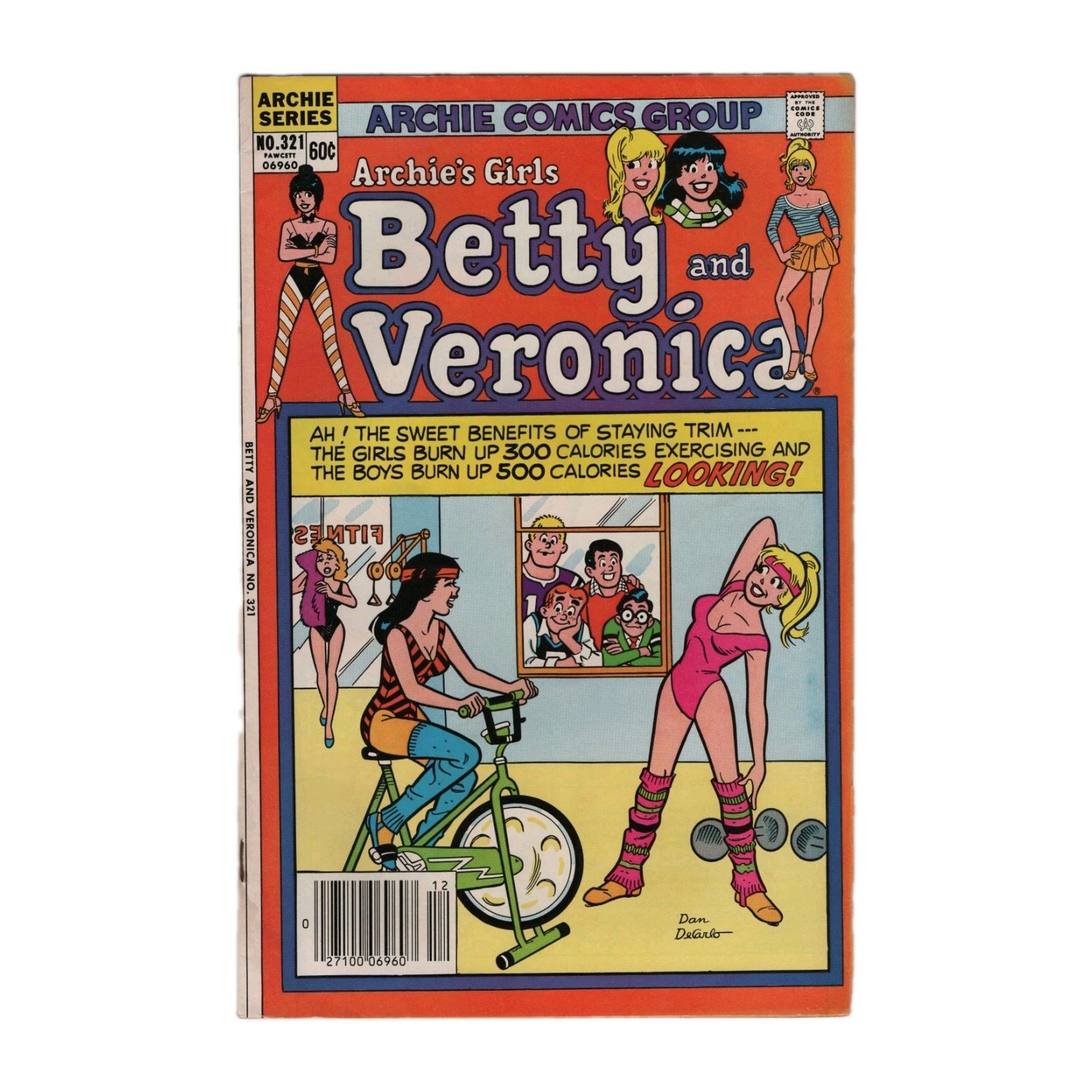 Betty And Veronica #321 2nd Appearance Cheryl Blossom 1982 Archie's Girls Comic