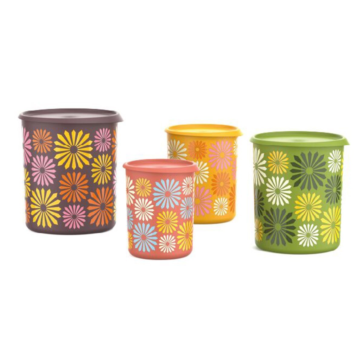 80th Anniversary Tupperware One Touch Canister Set NEW