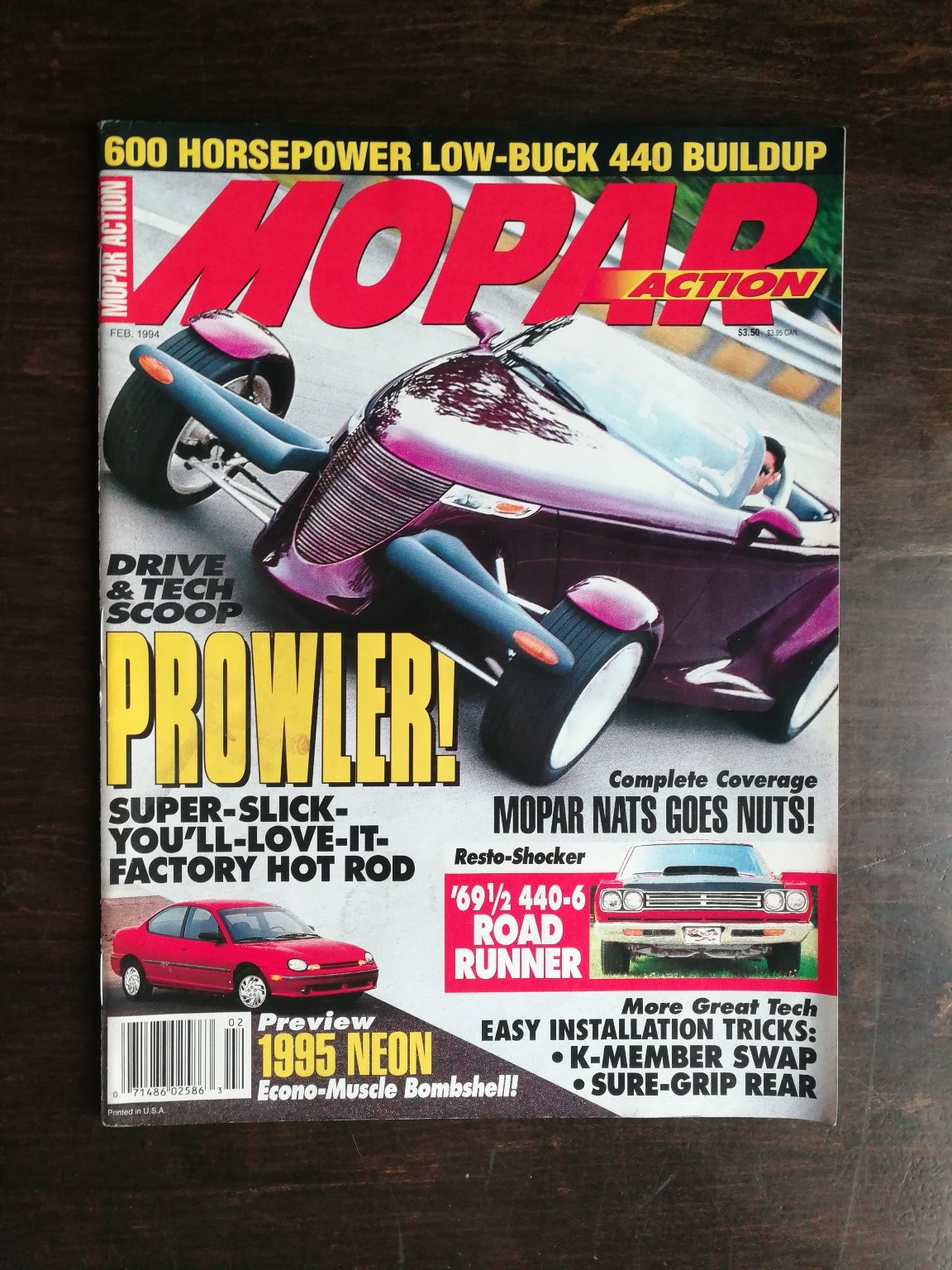 Mopar Action Magazine February 1994 Volume 5 No 5 Muscle Car Tech