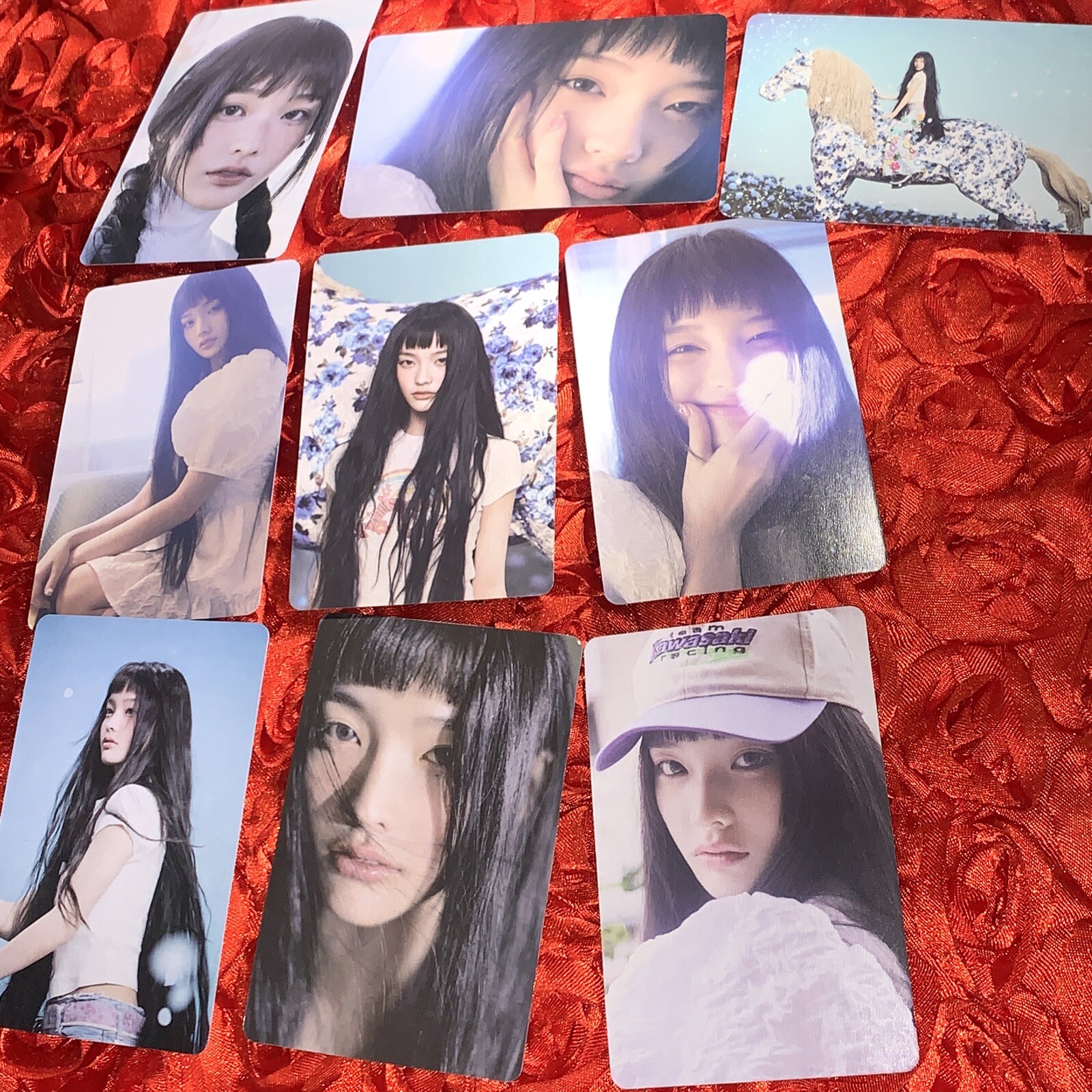 IROHA ILLIT Purple Edition Celeb K-pop Girl Photo Card BUNDLE 9