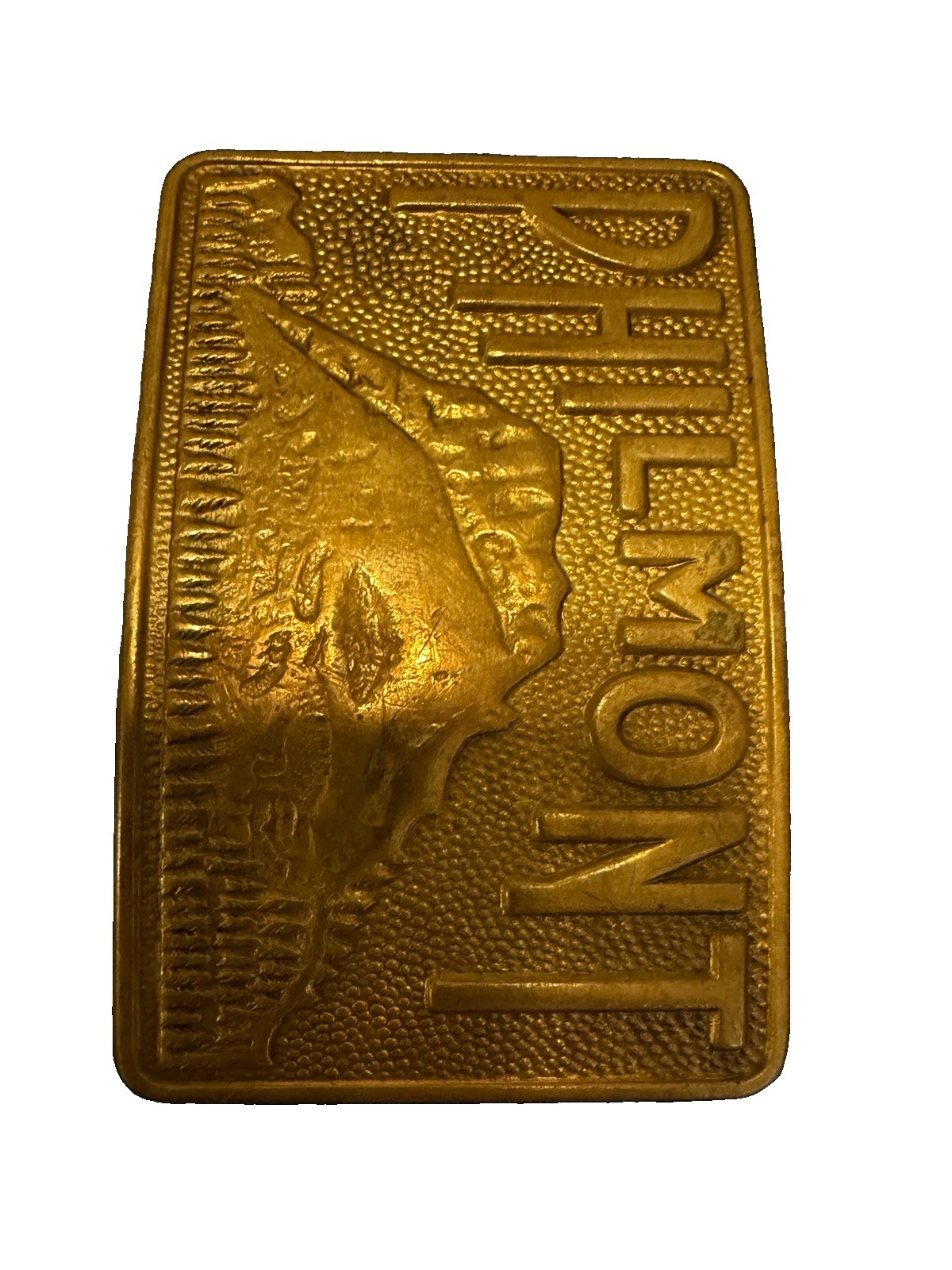 Vintage PHILMONT SCOUT RANCH Brass BELT BUCKLE Cimarron NM Boy Scouts Camp