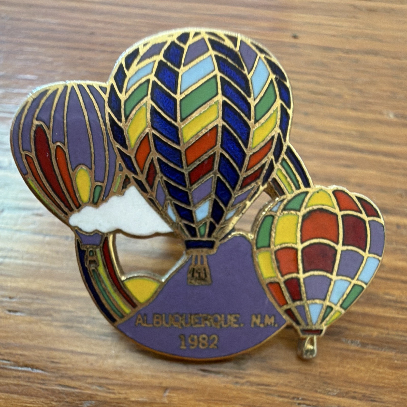 SWBA 1982 Albuquerque NM Hot Air Balloon Pin Limited Edition