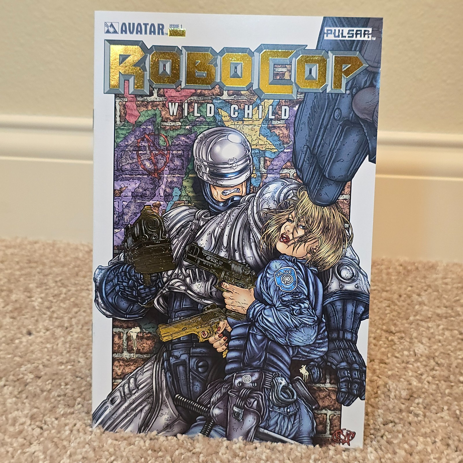 Avatar ROBOCOP: WILD CHILD No 1 2005 Gold Foil Edition with Avatar COA