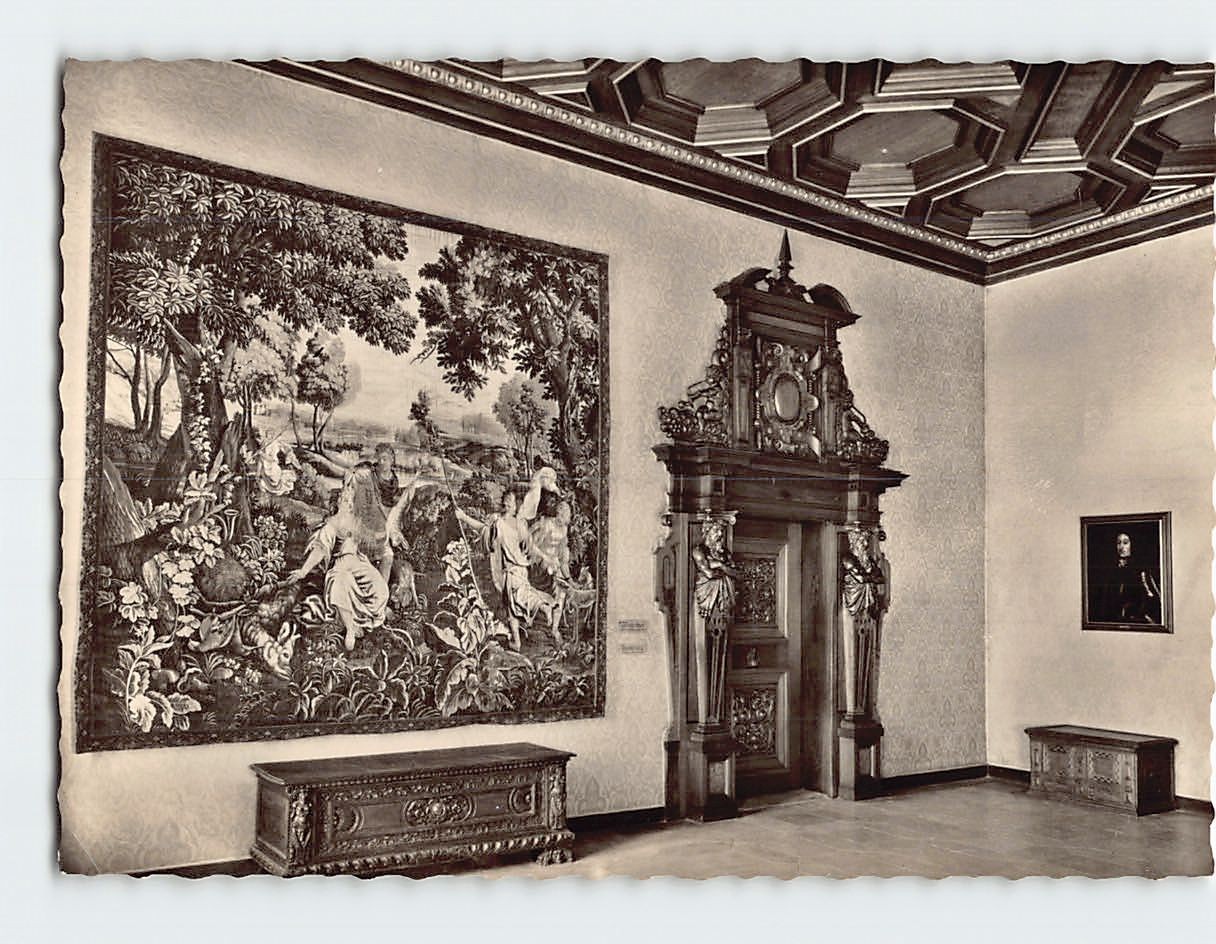 Postcard Fürstengemach Friedrichsbau Schloß Heidelberg Germany