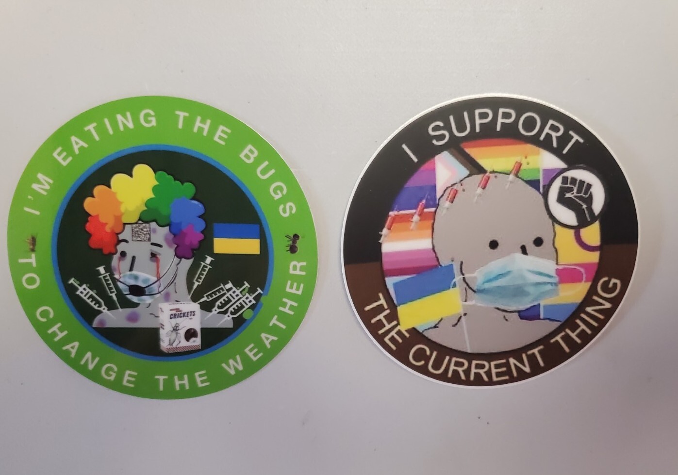 NPC Stickers 2 PACK LOT 