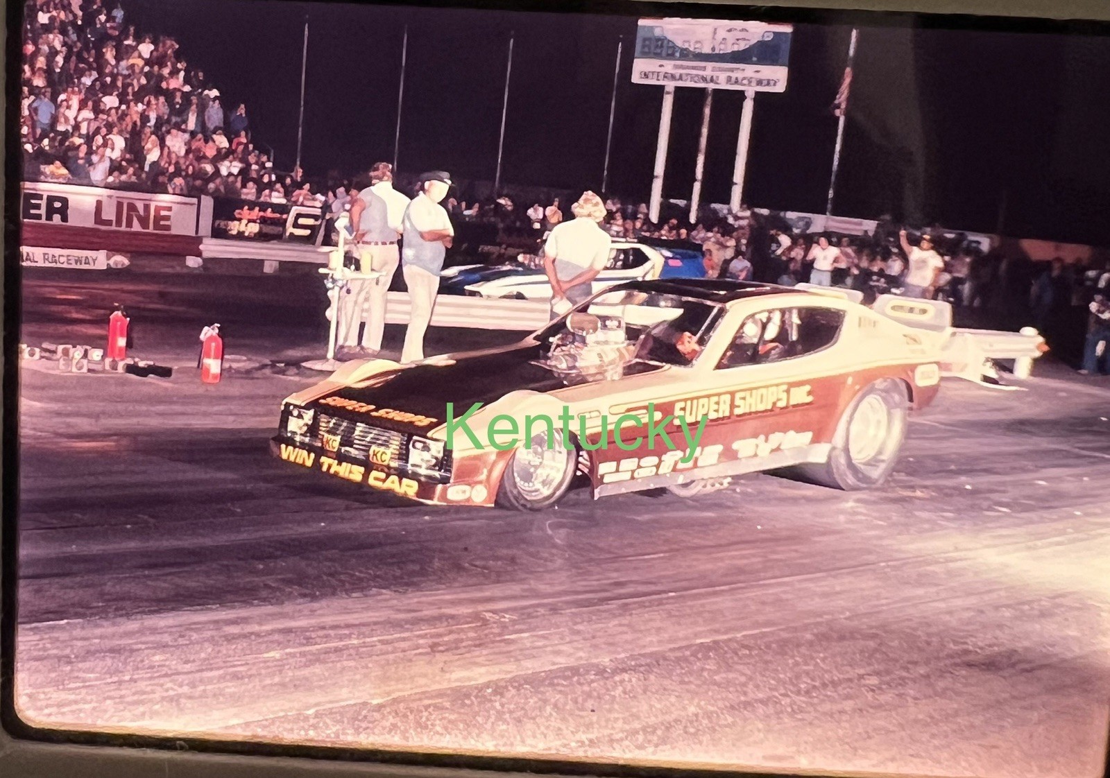 Vintage 35 MM Slide Drag Racing Orange County 1979 