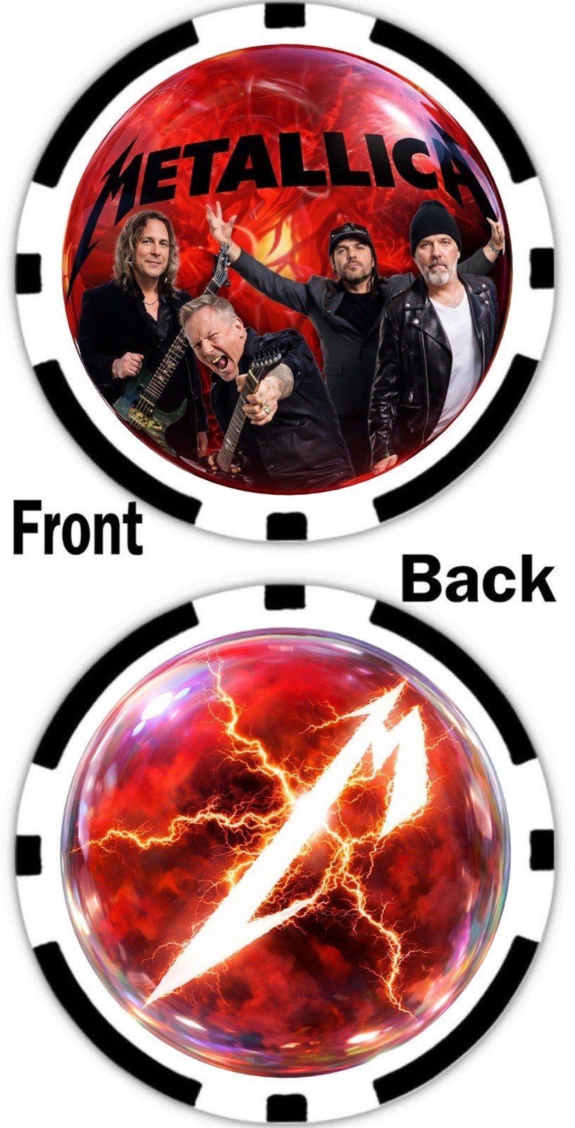 METALLICA AT THE SPHERE - COMMEMORATIVE POKER CHIP
