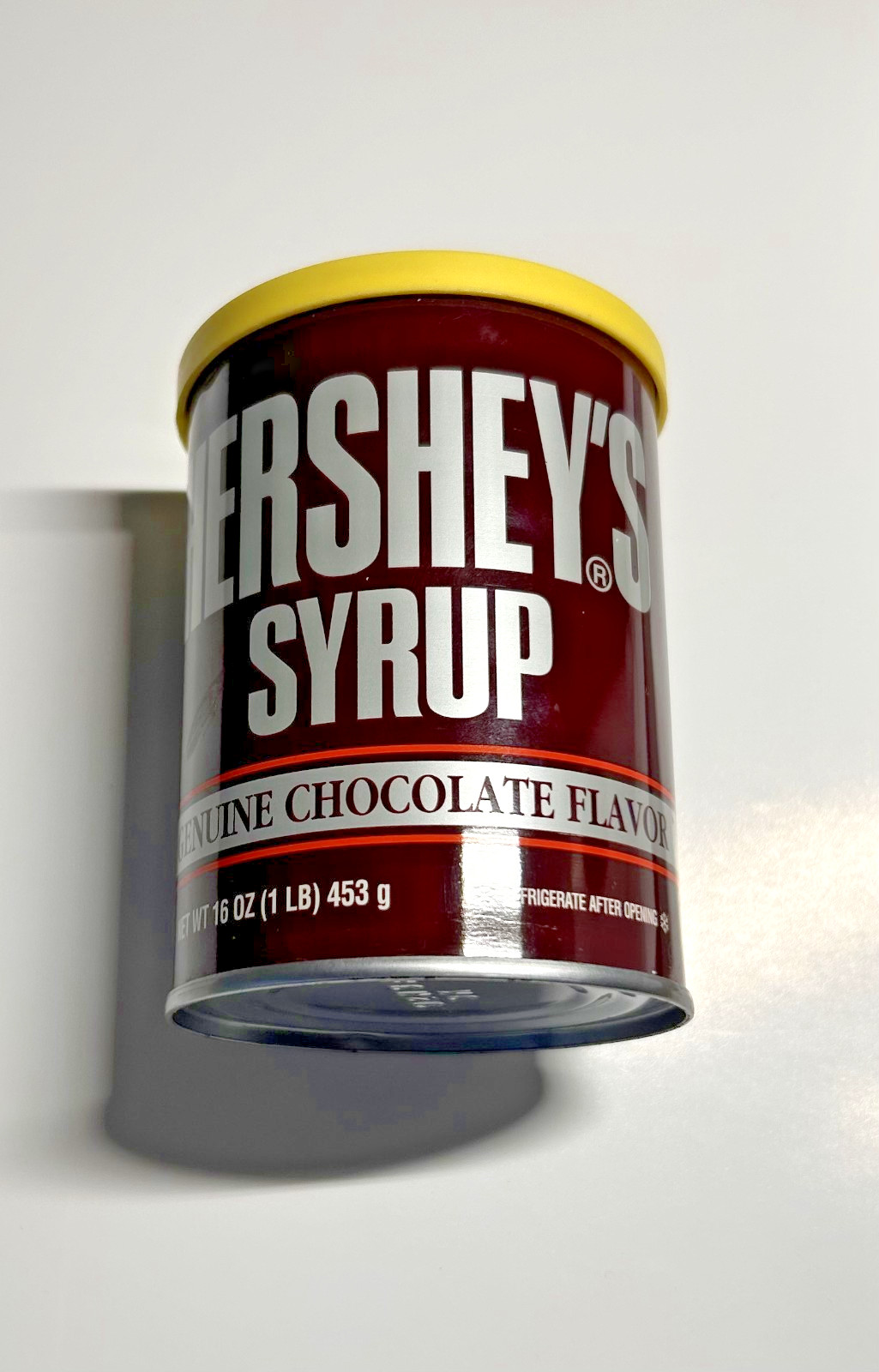 Hershey's Syrup 16oz. Tin Can yummy chocolate syrup  1 lb