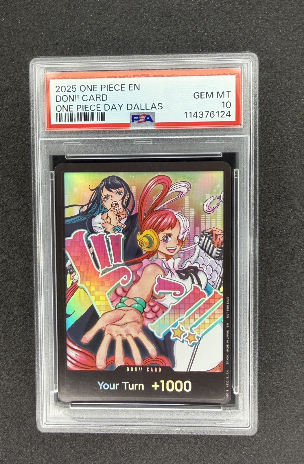 2025 One Piece EN One Piece Day Dallas Don Card PSA 10 GEM MINT