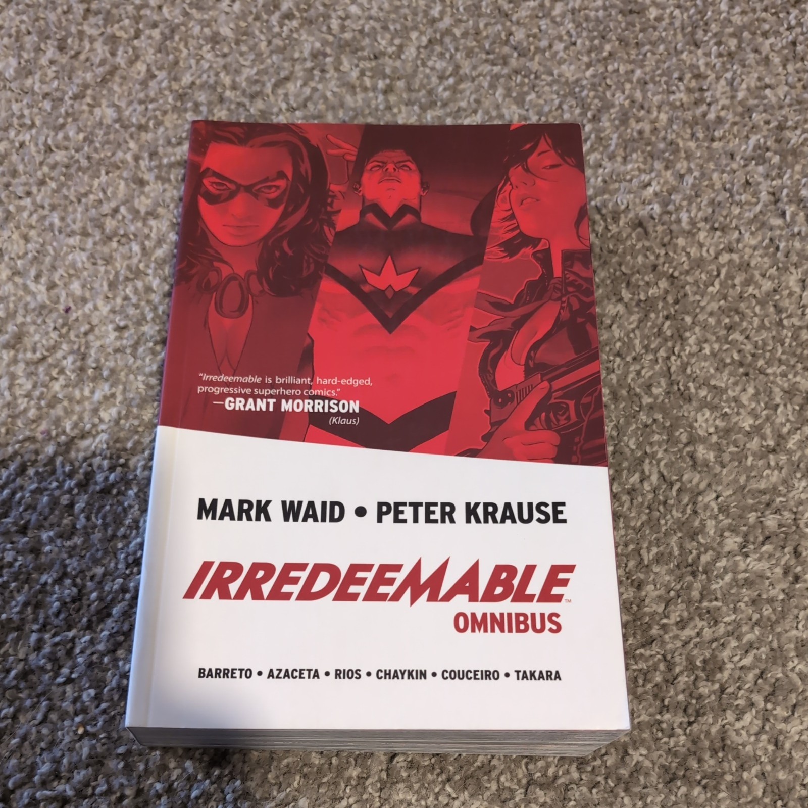Irredeemable Omnibus Paperback 1 by Mark Waid BOOM Studios RARE oop Krause 