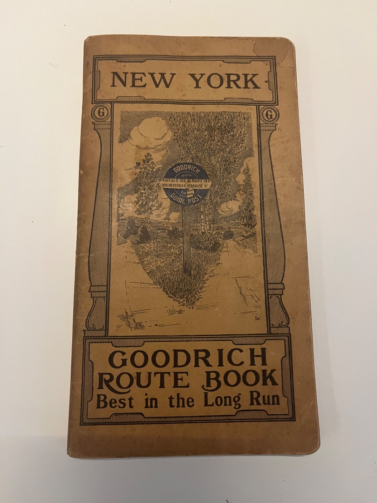 Rare Early 1915 Goodrich Route Book NEW YORK