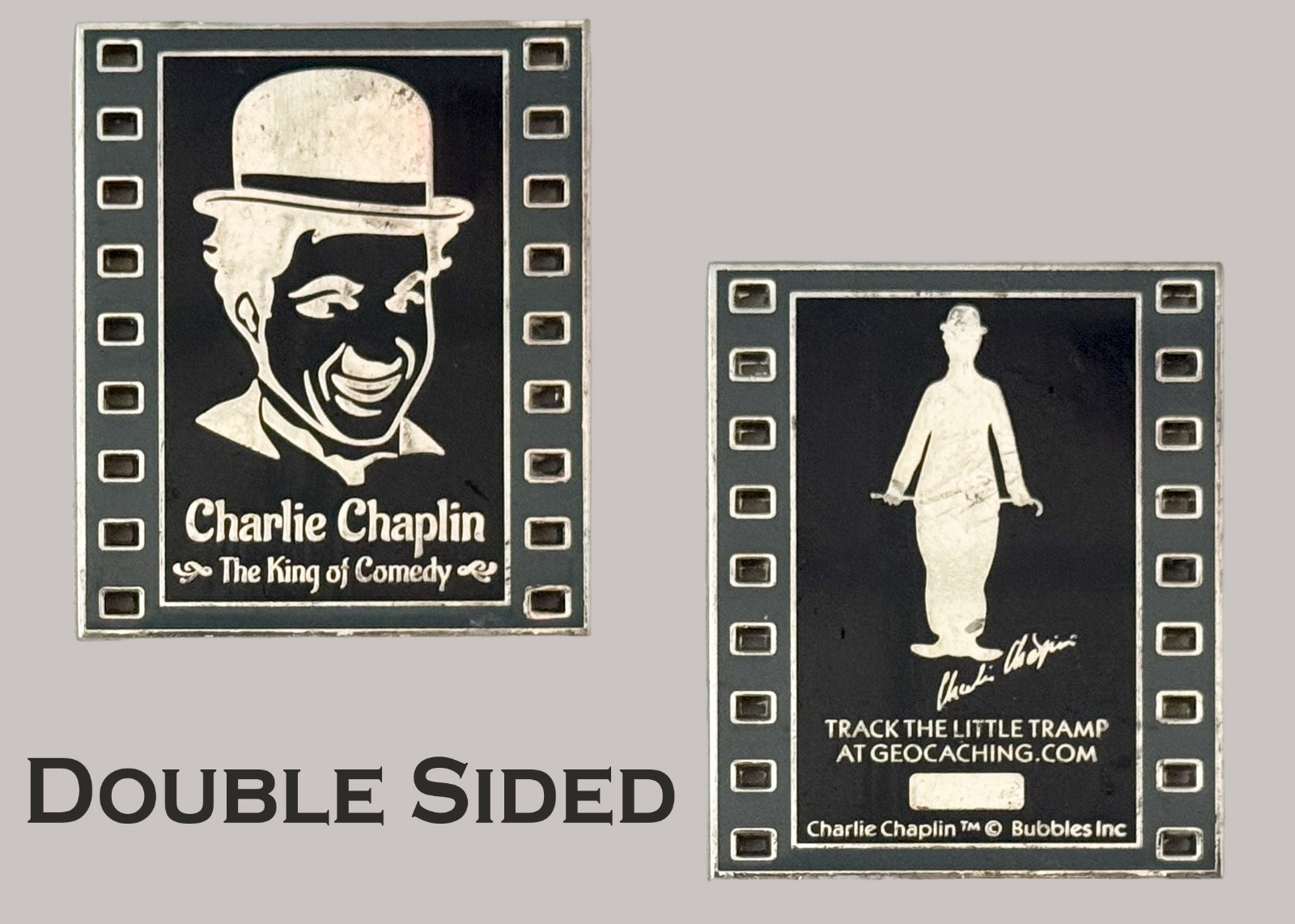 Charlie Chaplin The King of Comedy Geocaching Challenge Coin  J#46