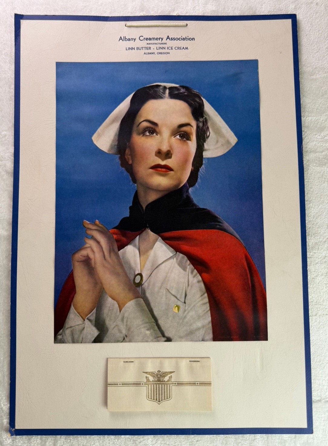 Vintage UNUSED 1943 Albany Creamery Calendar 20