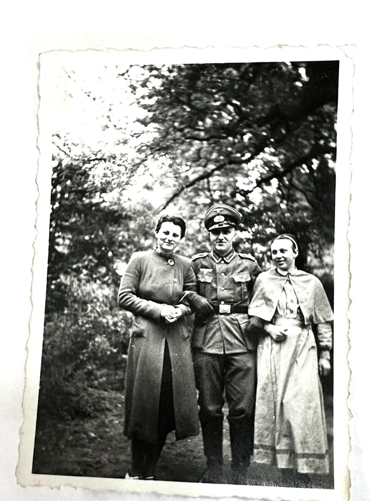 WW2 WWII Original German Photo Inscription