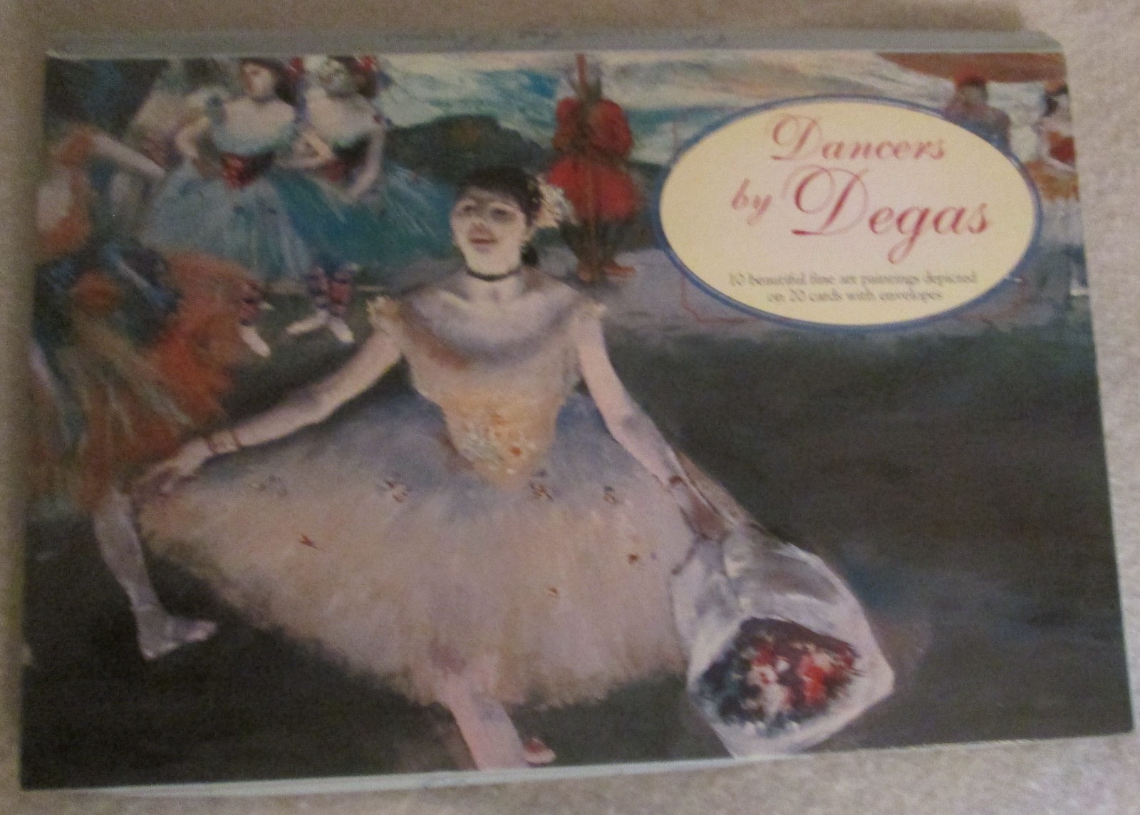 Dancers by Degas Peony Press 10 Ballet Scenes Gift Cards & Envelopes