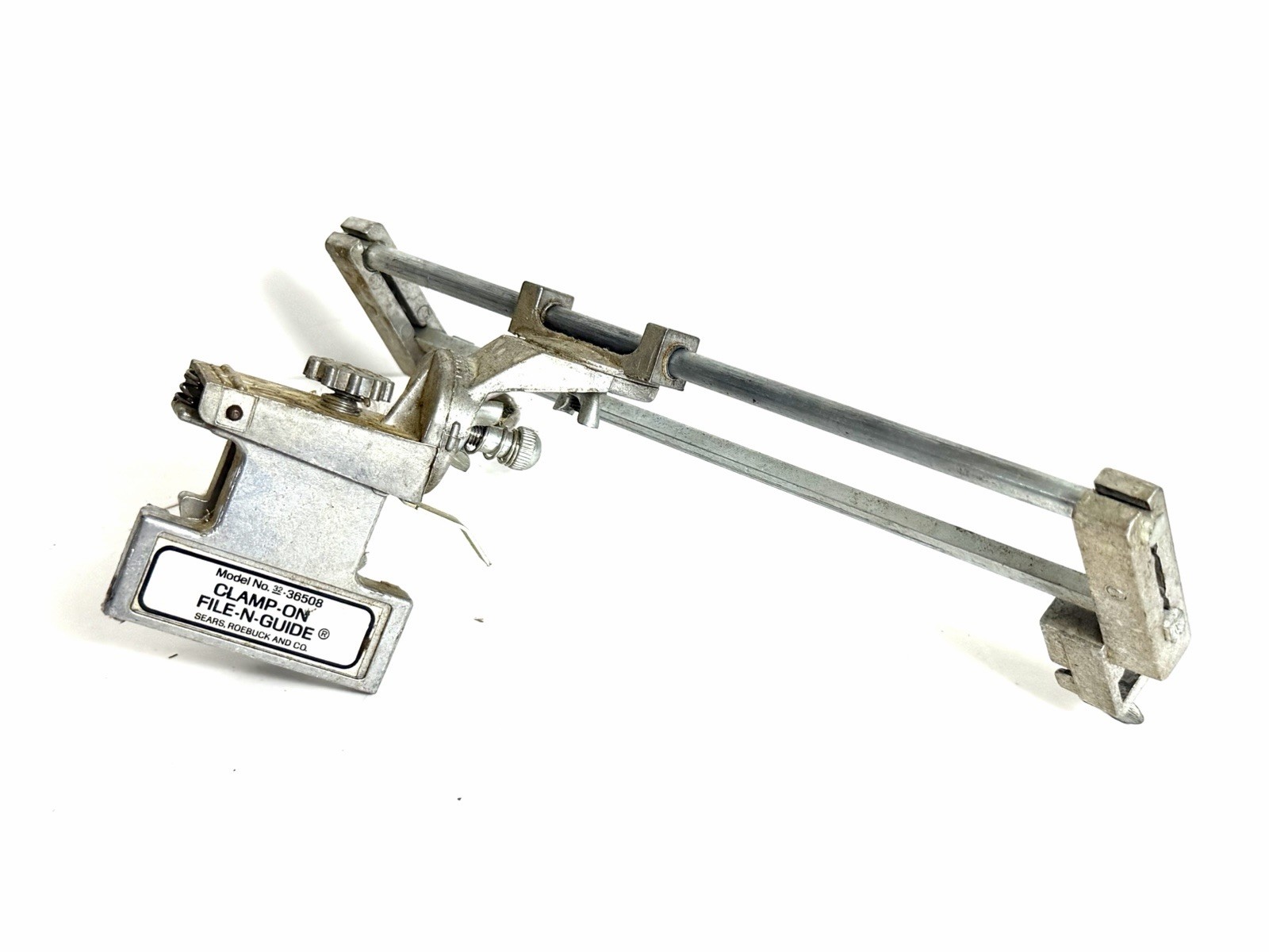 Vintage Sears And Roebuck Clamp On File-N-Guide Model No. 32-36508