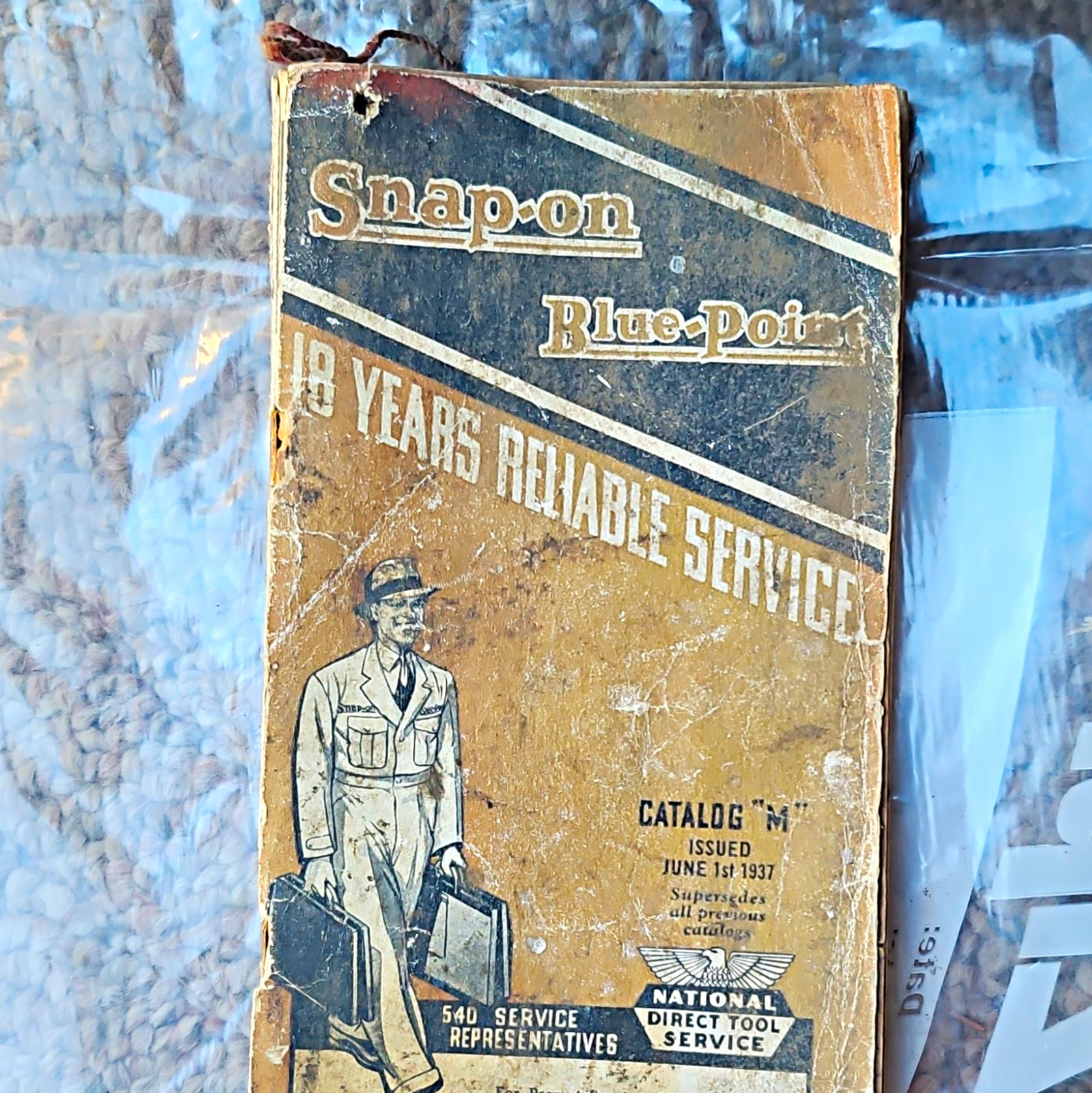 Snap-on Blue-Point Tools Catalog Issued June 1, 1937 Vintage