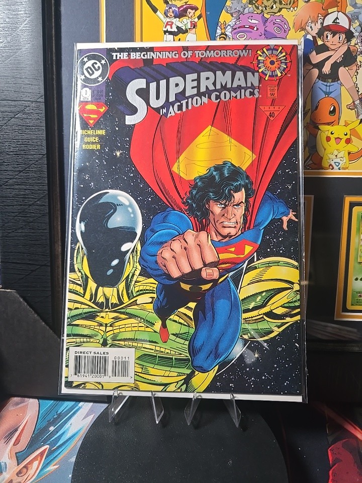Superman In action comics #0 The Beginning of Tomorrow Oct 1994 Dc BAGGED BOARDE