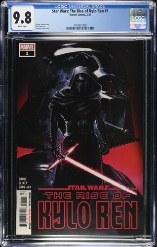 Star Wars The Rise of Kylo Ren #1 CGC 9.8 Clayton Crain Cover Marvel 2020