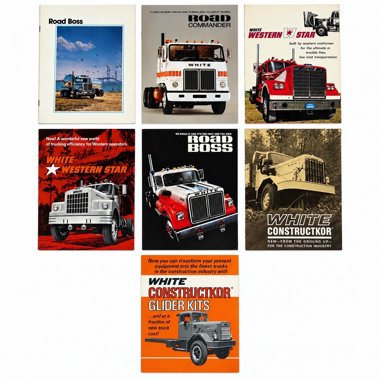 White Truck Brochure Lot 7 Western Star Road Boss Commander Construktor Glider