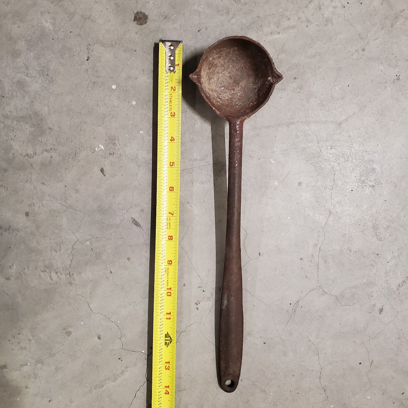 Vintage Hollands Cast Iron Ladle 14