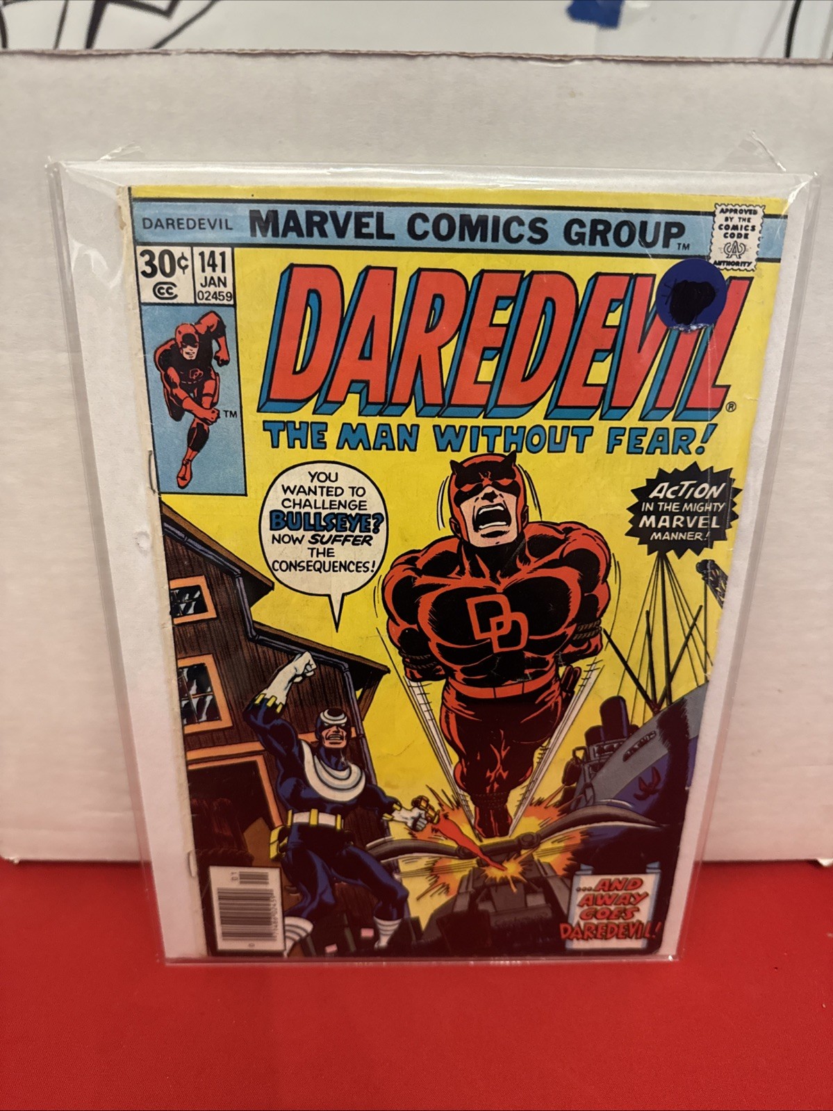 Daredevil 141 Marvel 1977 3rd Bullseye Newsstand Dave Cockrum Bronze Age