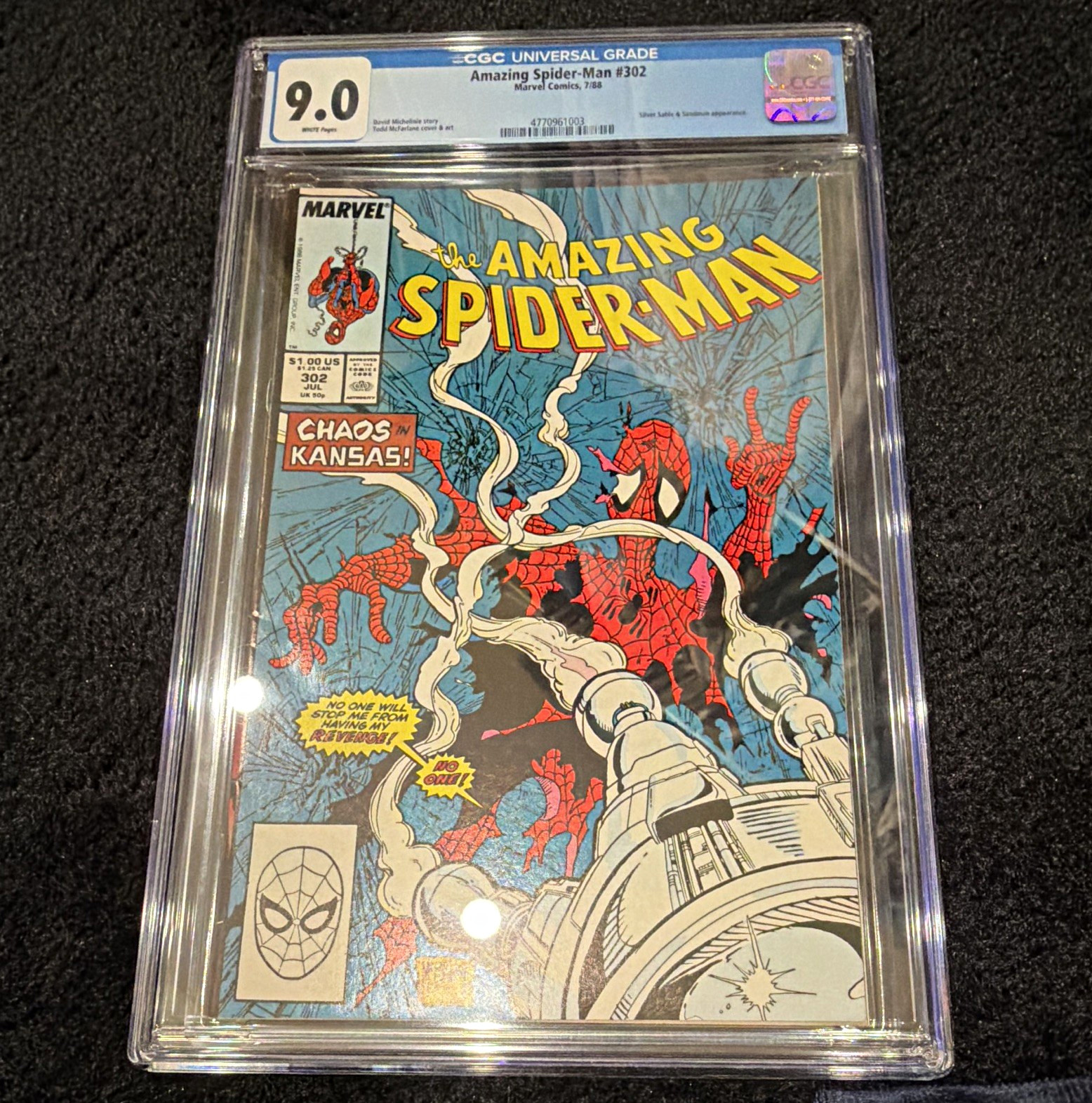 The Amazing Spider-Man #302 CGC 9.0 (1988) Marvel Todd McFarlane Chaos Very Hot