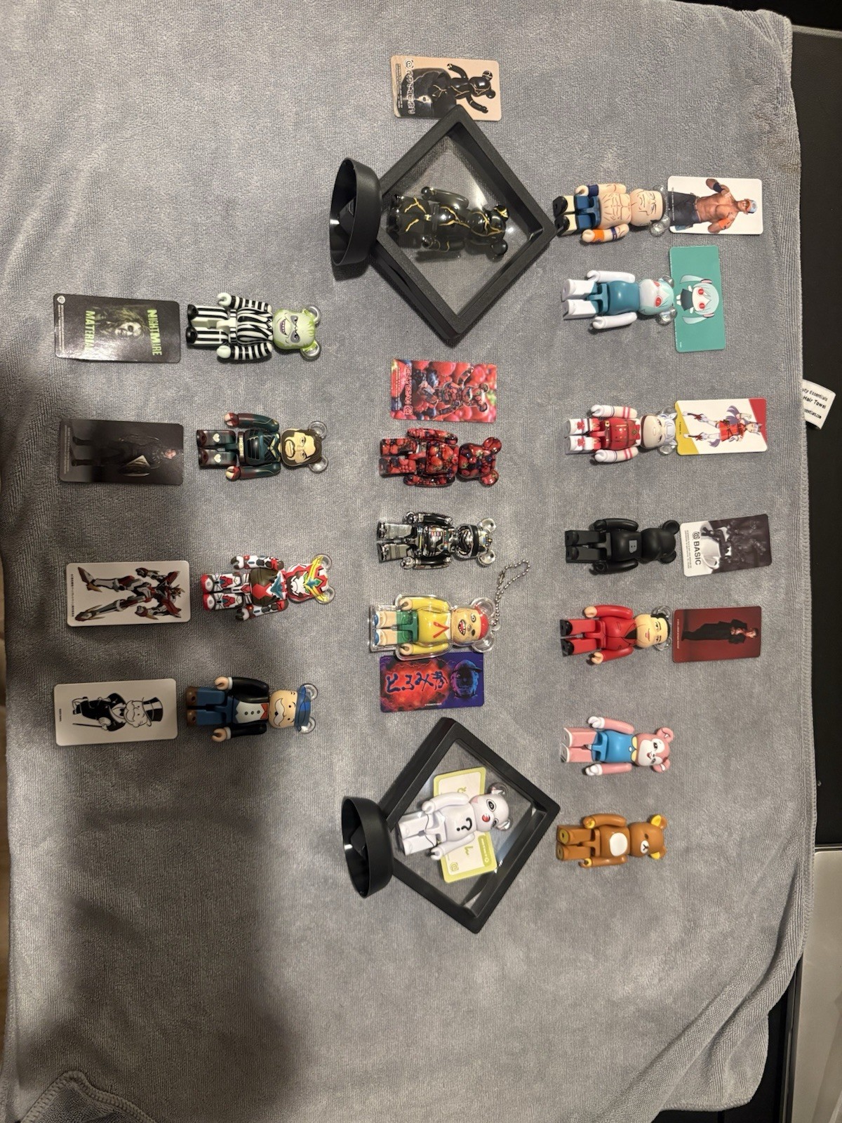 Lot Of 16 Medicom Be@rbricks (13 Have Cards)