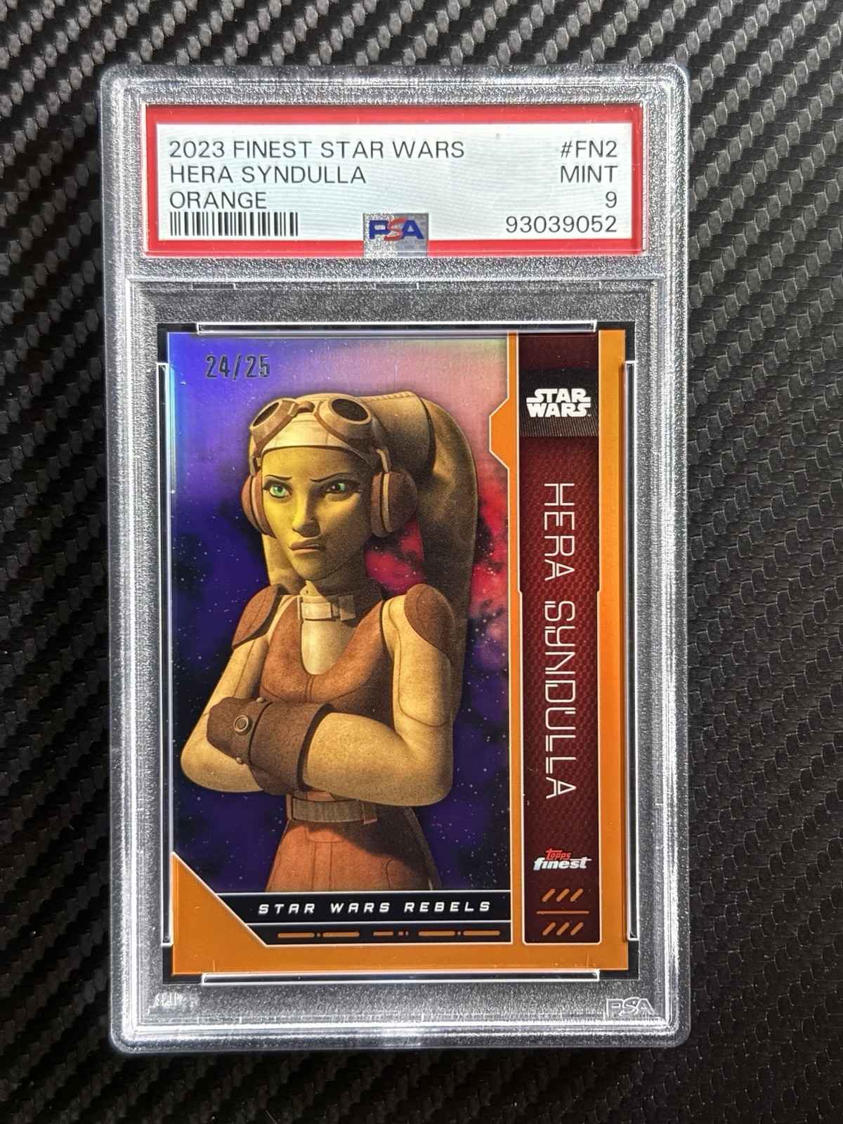 2023 Topps Finest Star Wars Hera Syndulla #FN-2 Star Wars Rebels /25