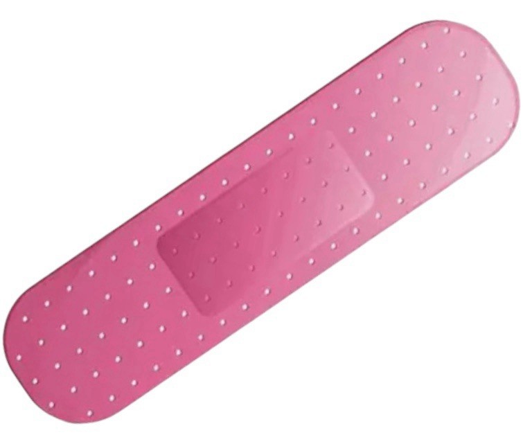 9.8x2.7” GIANT Pink Bandaid Bandage  Funny CarTruck Vehicle Bumper Sticker Decal