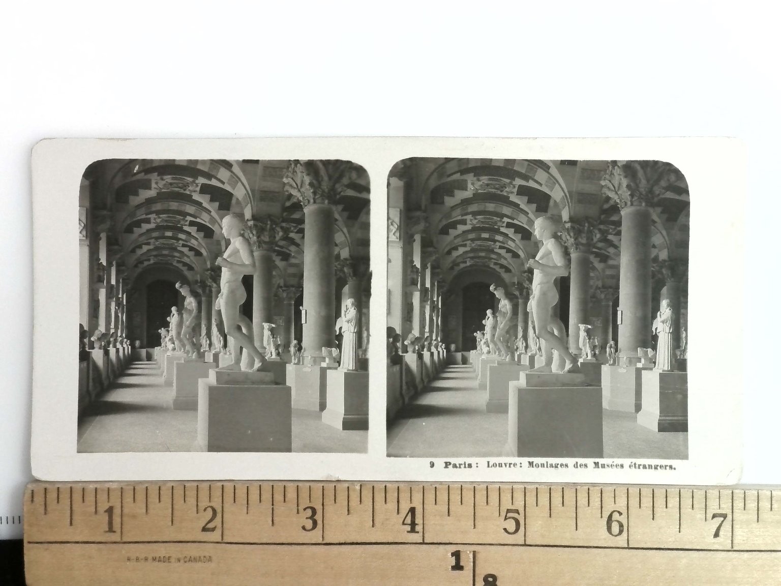 Louvre Museum Paris Stereoview Neue Photographische Gesellschaft 1902 Art