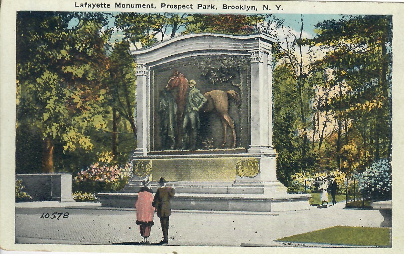 Marquis de Lafayette Monument Brooklyn NY New York