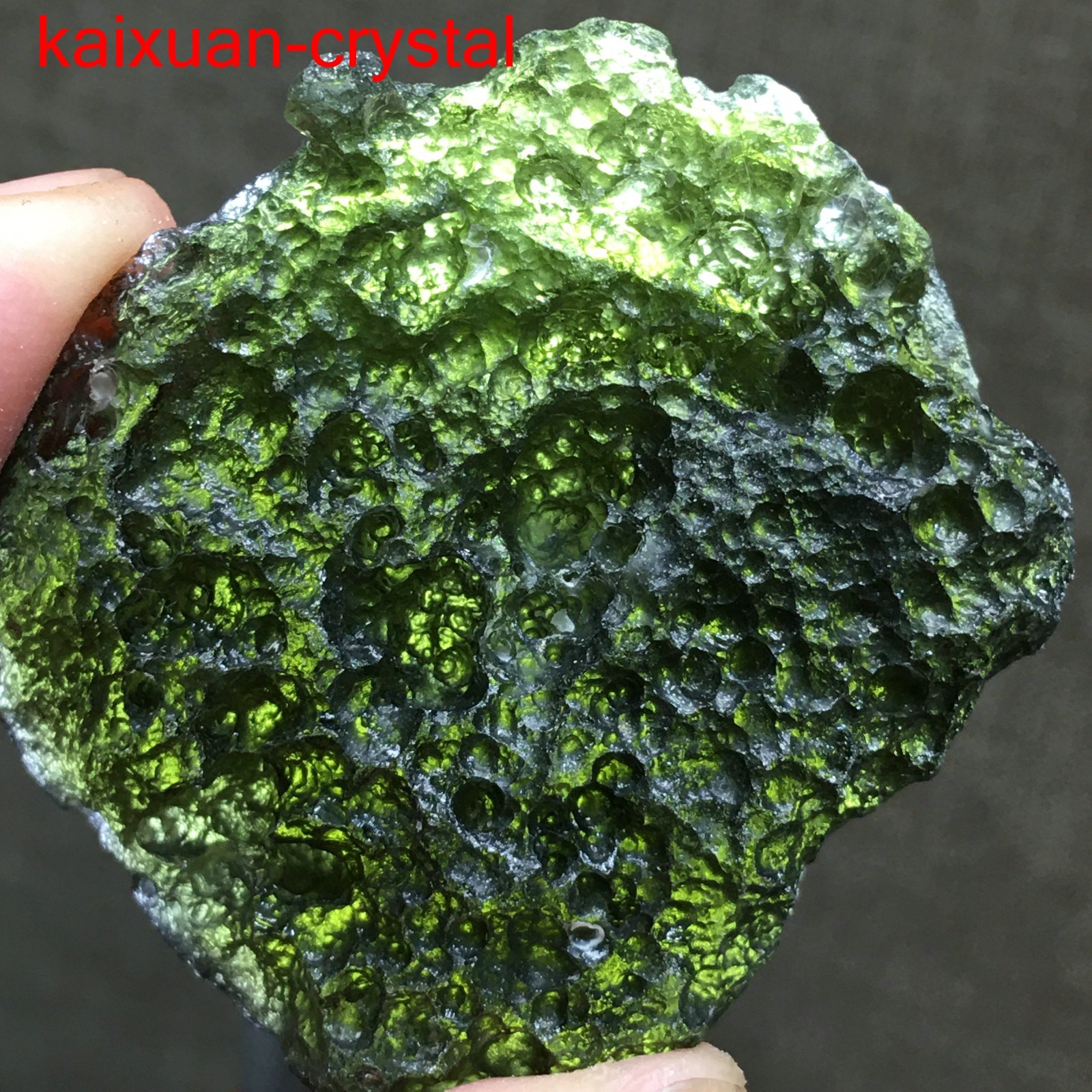 115Ct Moldavite Genuine Raw Moldavite Crystal from Czech Republic PICcertificate