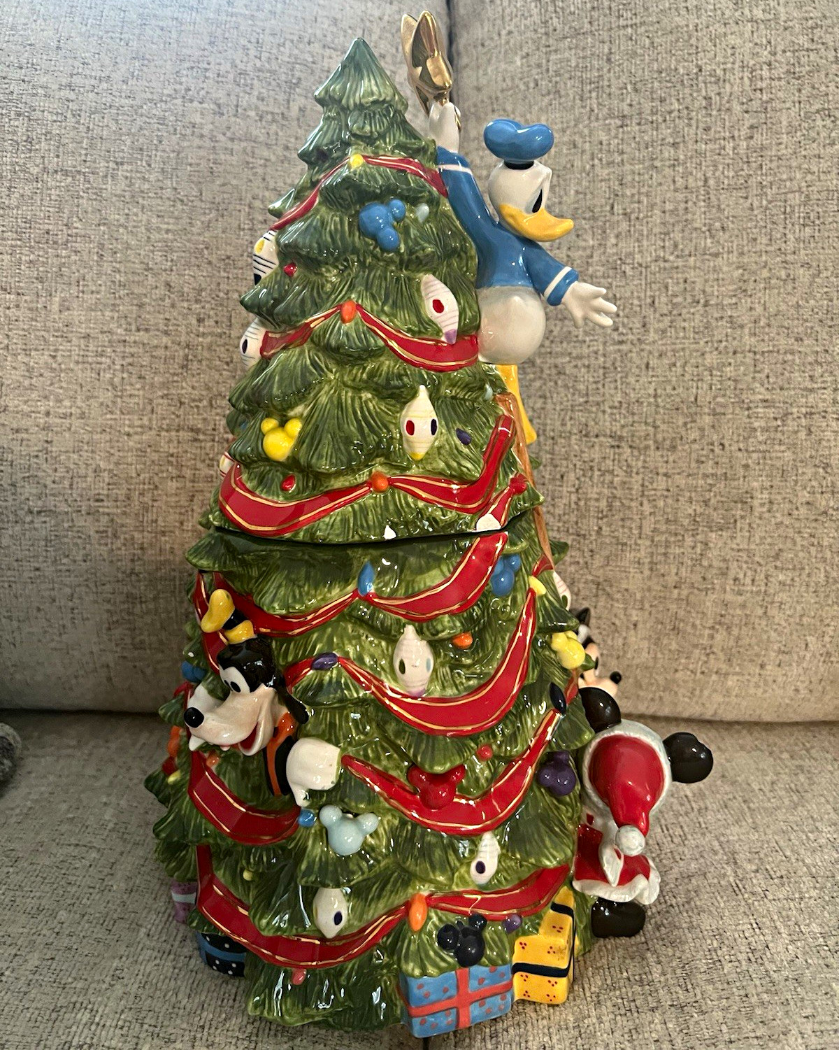 Christopher Radko Disney Mickey  And Friends CHRISTMAS TREE COOKIE JAR