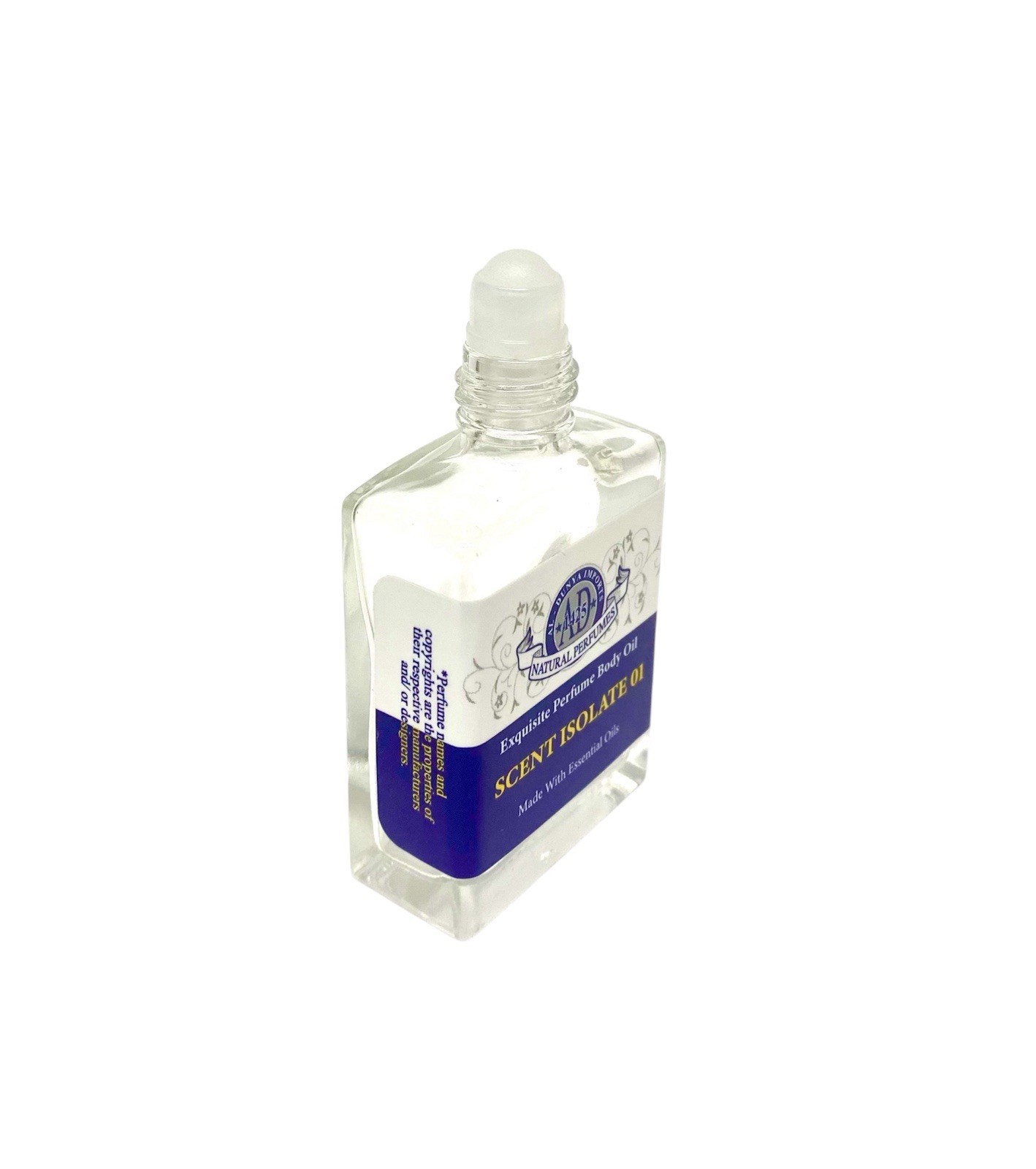 Scent Isolate 02. Al Dunya Imports. 1 Molecule Used: Ambroxan. 15ml Perfume Oil.