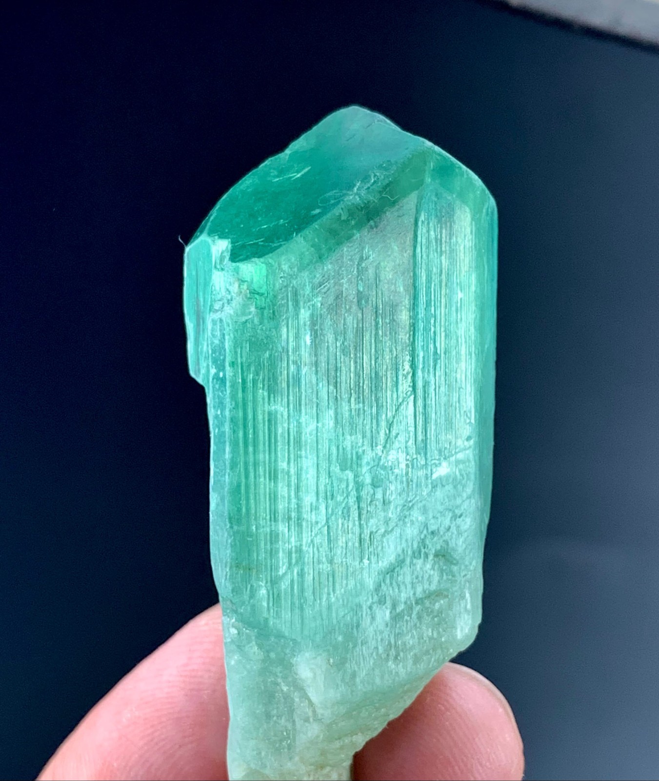 157  Carat Hiddenite Kunzite Crystal From Afghanistan 